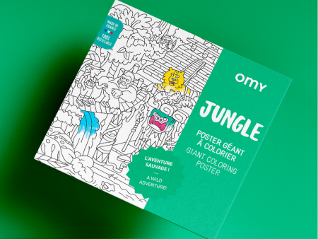 Poster A Colorier - Jungle - 100 X 70 Sale