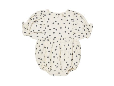 Cosette Romper Navy Dot Discount