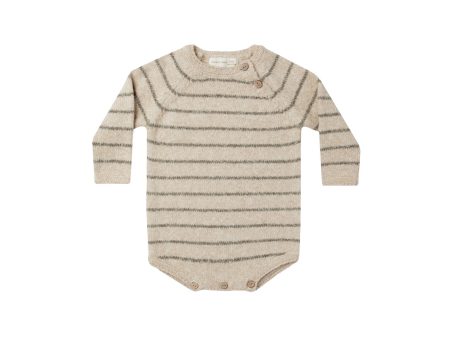 Riggens Romper Basil Stripe Online now