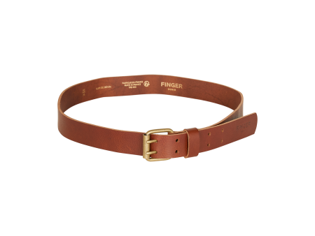 CURTIS Brown - Leather Belt Online