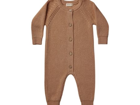 Chunky Knit Jumpsuit Cinnamon Online