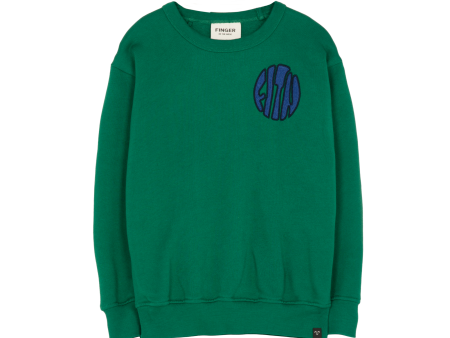 BLAST Bottle Green - Loose Sweatshirt For Sale