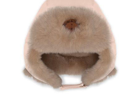 Crister Teddy Lined Winter Hood Rose Dust Hot on Sale