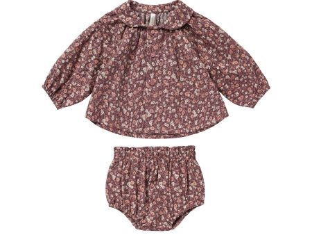 Nellie Set Plum Floral Fashion