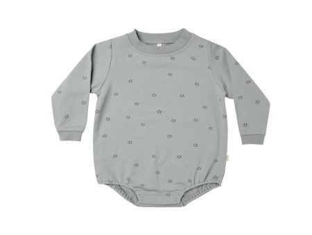 Crewneck Bubble Romper Stars For Cheap