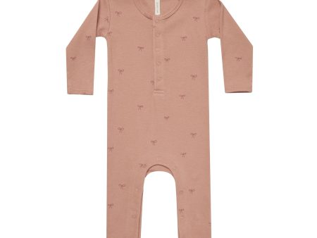 Ribbed Baby Jumpsuit Bows Online now