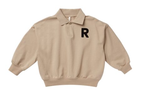 Collared Sweatshirt Sand Cheap