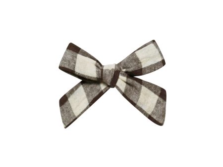 Girl Bow Charcoal Check For Sale