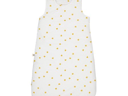 Sarah Sleeping Bag Mustard Heart Hot on Sale