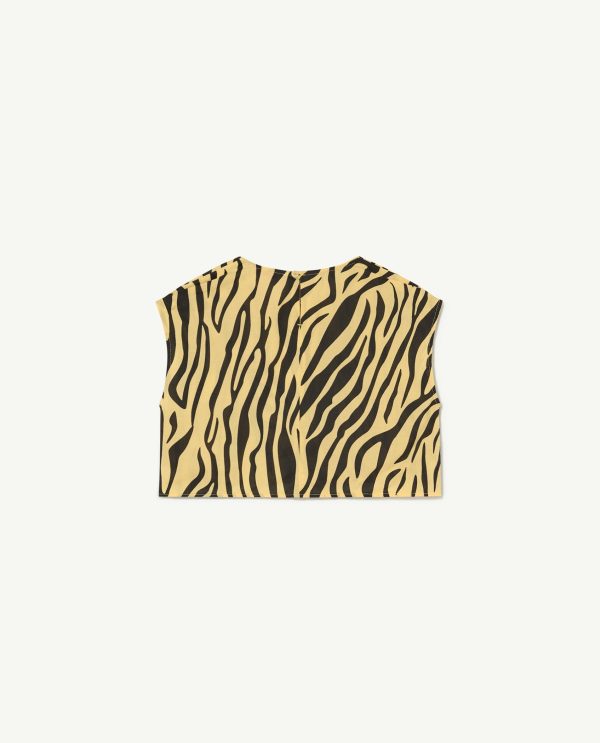 Yellow Zebra Baboon Shirt Fashion