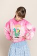 ALMA Fuschia Tie & Dye Tales - Crew Neck Sweatshirt on Sale