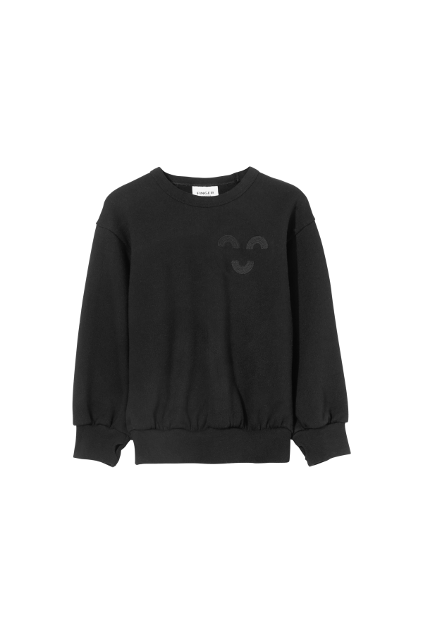 WIND Black Macaroni - Loose Sweatshirt For Sale