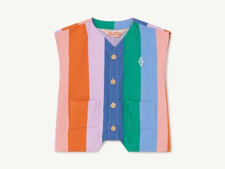 Ape Baby Jumpsuit Lilac Stripes Online Hot Sale