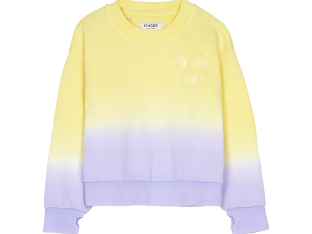 ALMA Lila Dip Dye - Crew Neck Sweatshirt Fashion