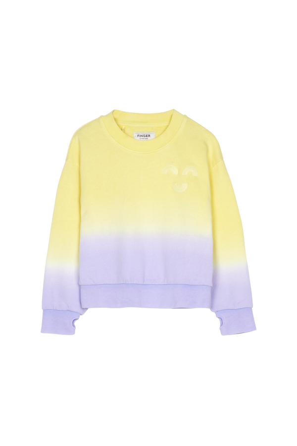 ALMA Lila Dip Dye - Crew Neck Sweatshirt Fashion