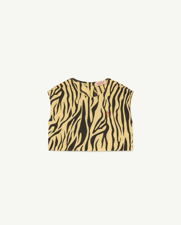 Yellow Zebra Baboon Shirt Fashion