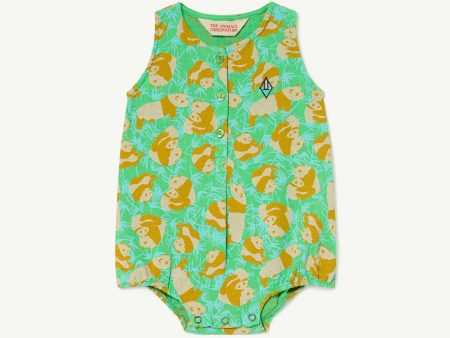 Flowers Green Butterfly Baby Jumpsuit Hot on Sale