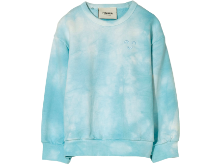 WIND Cloud Blue Tie & Dye - Loose Sweater Sale