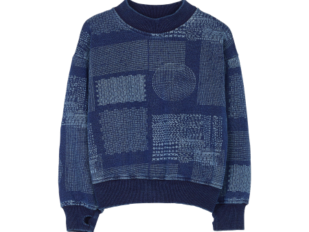 WEEKLY Indigo Sashiko - Sweater Discount