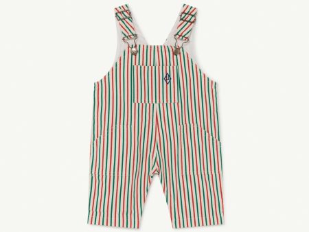 Mule Baby Jumpsuit White Stripes For Discount