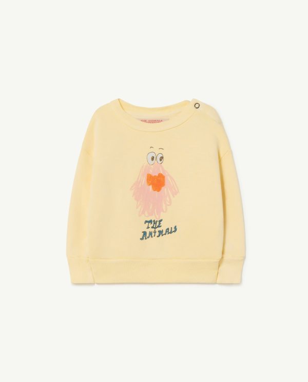 Bear Baby Sweatshirt - Yellow Monster Hot on Sale