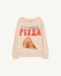 Bear Kids+ Sweatshirt Beige Pizza For Sale