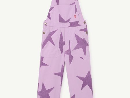 Mule Kids Jumpsuit Lilac Stars Online Sale