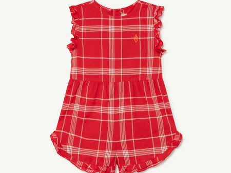 Squirrel Kids Jumpsuit Red Logo For Discount