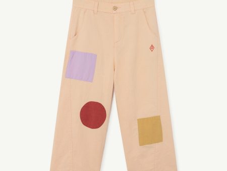 Ant Kids Pants Beige Logo Sale