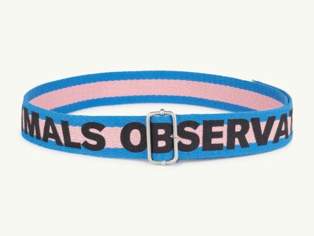 Stripes Lizard Kids Belt Soft Pink The Animals L Discount