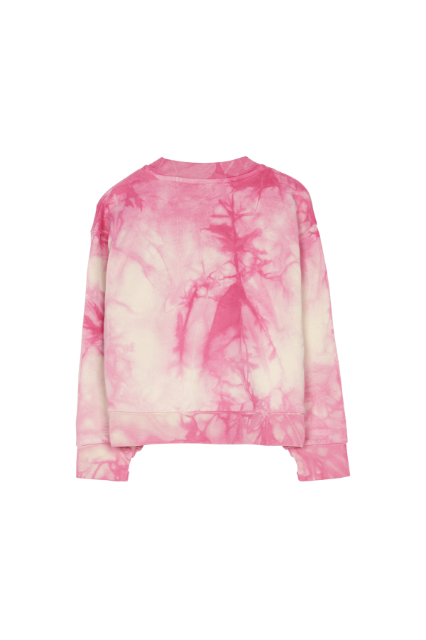 ALMA Fuschia Tie & Dye Tales - Crew Neck Sweatshirt on Sale