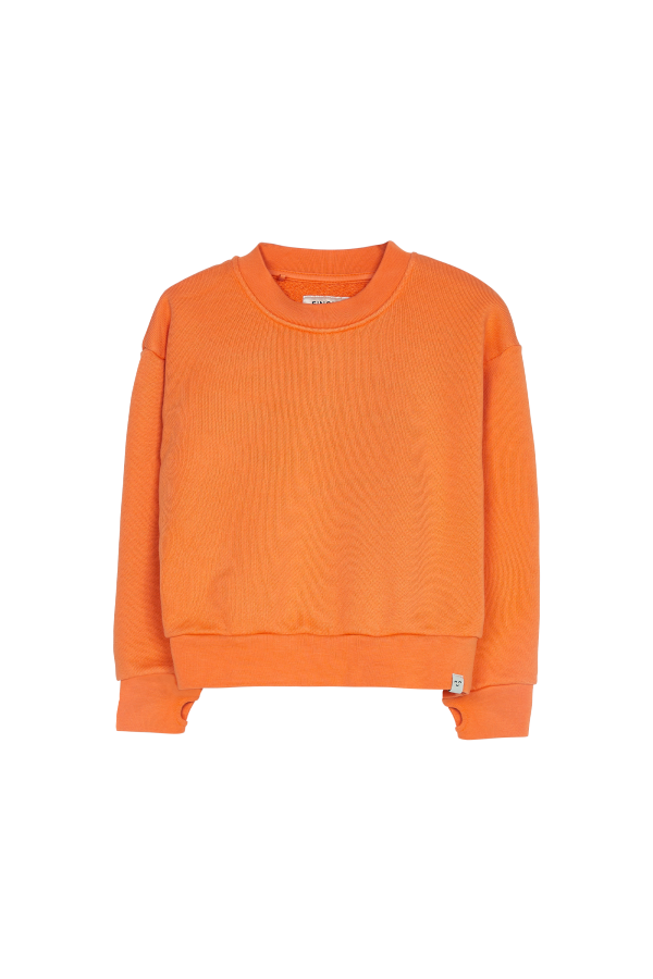 ALMA Soft Orange - Crew Neck Sweatshirt Online now