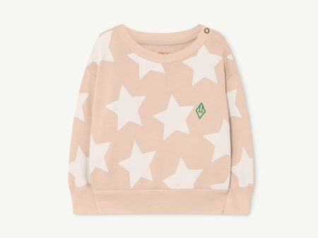 Bear Baby Sweatshirt Beige Stars Online Sale