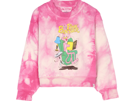 ALMA Fuschia Tie & Dye Tales - Crew Neck Sweatshirt on Sale