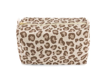 Vic Wash Bag Leopard Natural Fashion