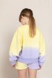 ALMA Lila Dip Dye - Crew Neck Sweatshirt Fashion