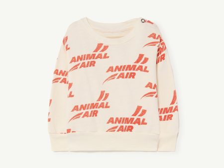 Bear Baby Sweatshirt White Animal Air Online Sale