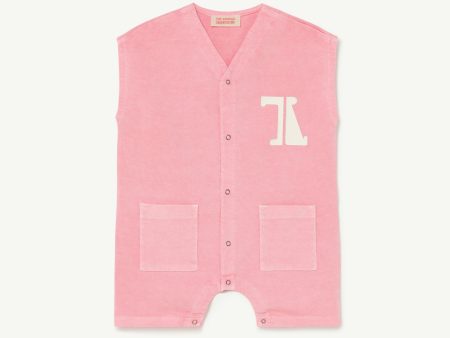 The Pink Animals Ape Baby Jumpsuit For Sale