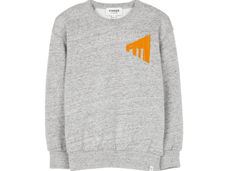 WIND Heather Grey Perspective - Loose Sweater on Sale