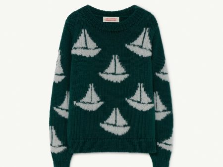 Arty Bull Kids Sweater Green Online Sale