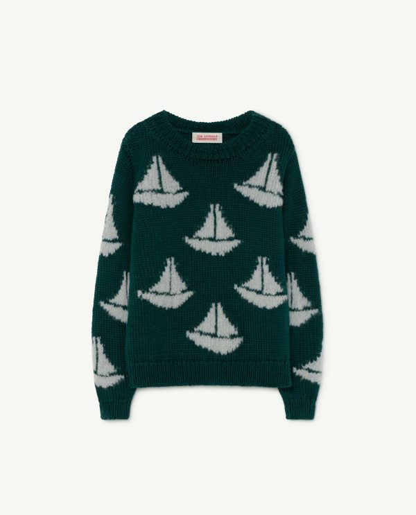 Arty Bull Kids Sweater Green Online Sale