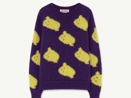 Arty Bull Kids Sweater Purple Discount